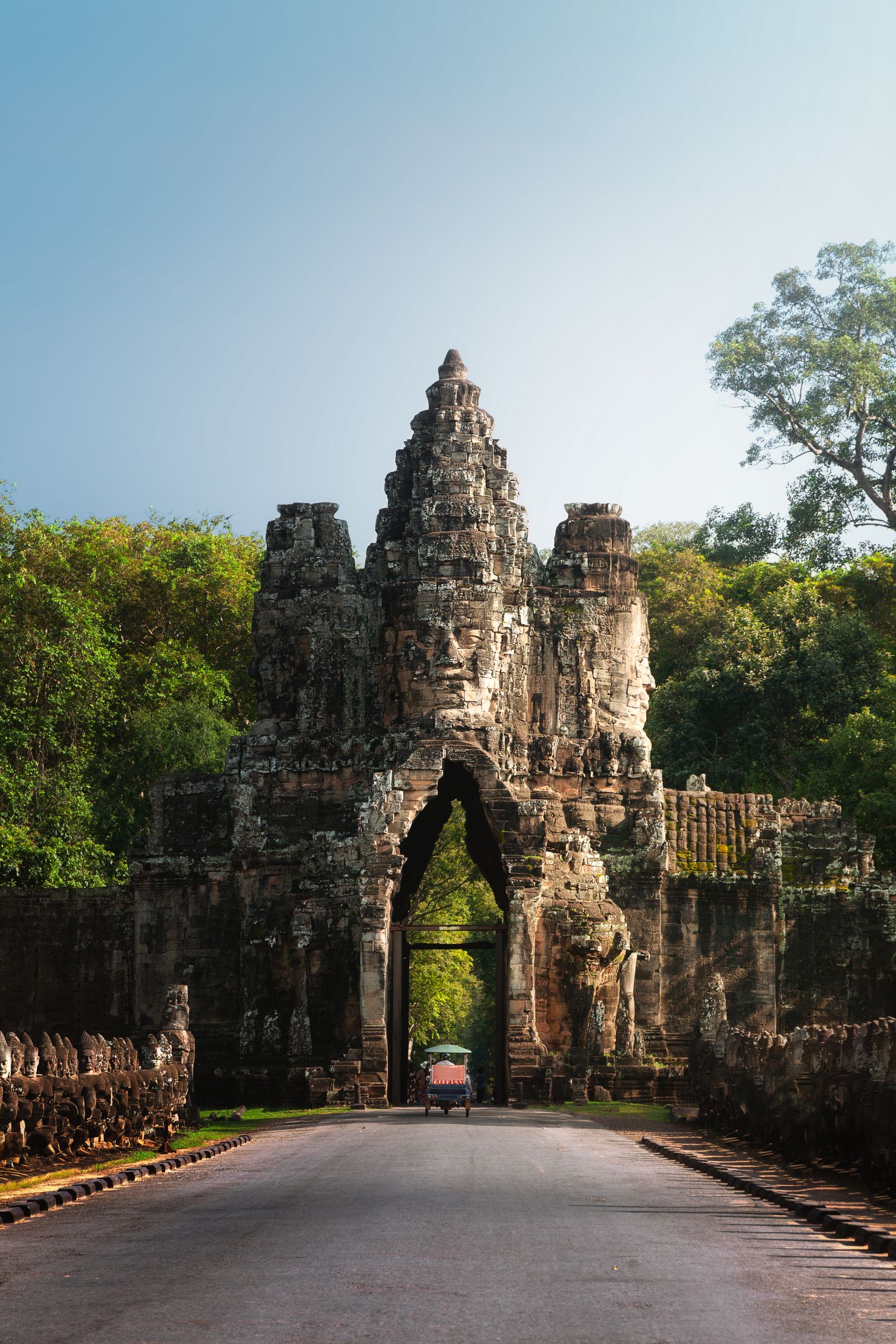 A stone gate at Angkor